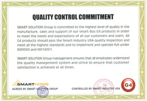 Smart Home Group Quality Control Commitment Smart Home Group Quality Control Commitment