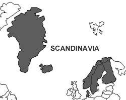 Scandinavia Map Scandinavia Map